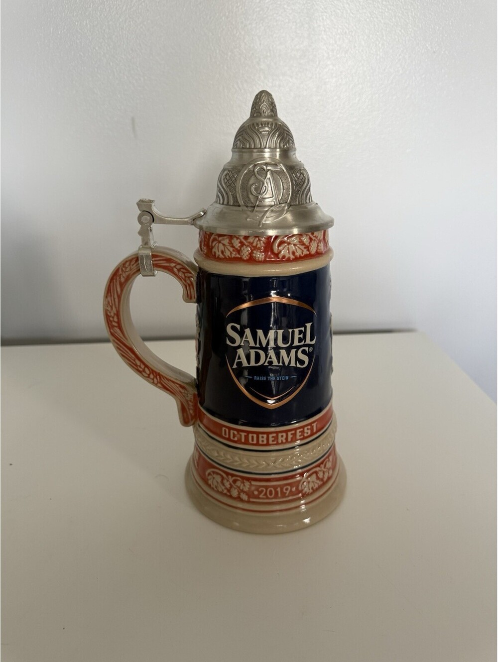 2019 Samuel Adams Octoberfest Stein - 11.5 Inches Tall - Limited Edition - EUC